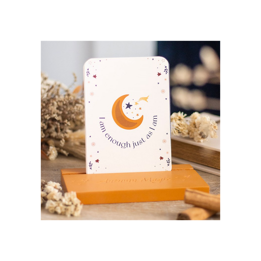 Autumn Magic Affirmation Cards with Wooden Stand 🇬🇧
