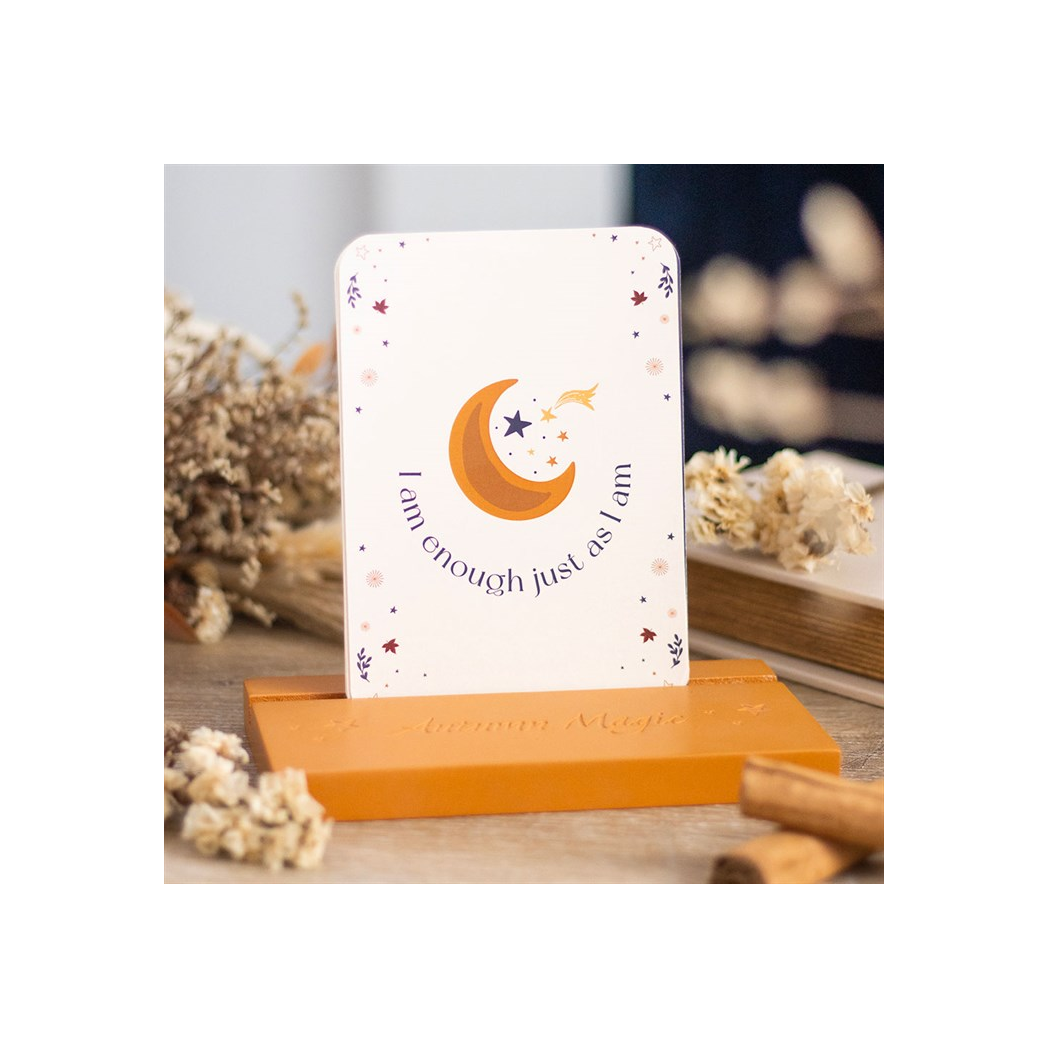 Autumn Magic Affirmation Cards with Wooden Stand 🇬🇧
