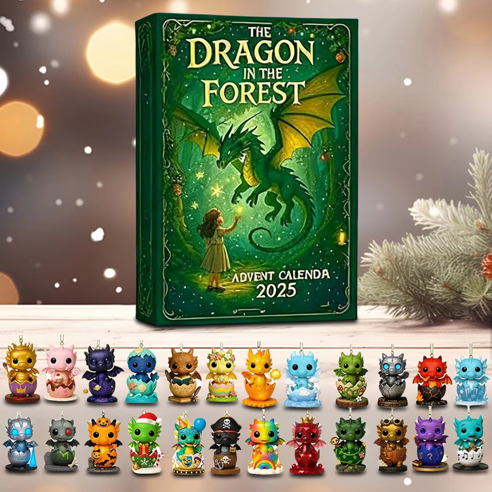 Forest Dragon Advent Calendar Christmas Gift 🇨🇳