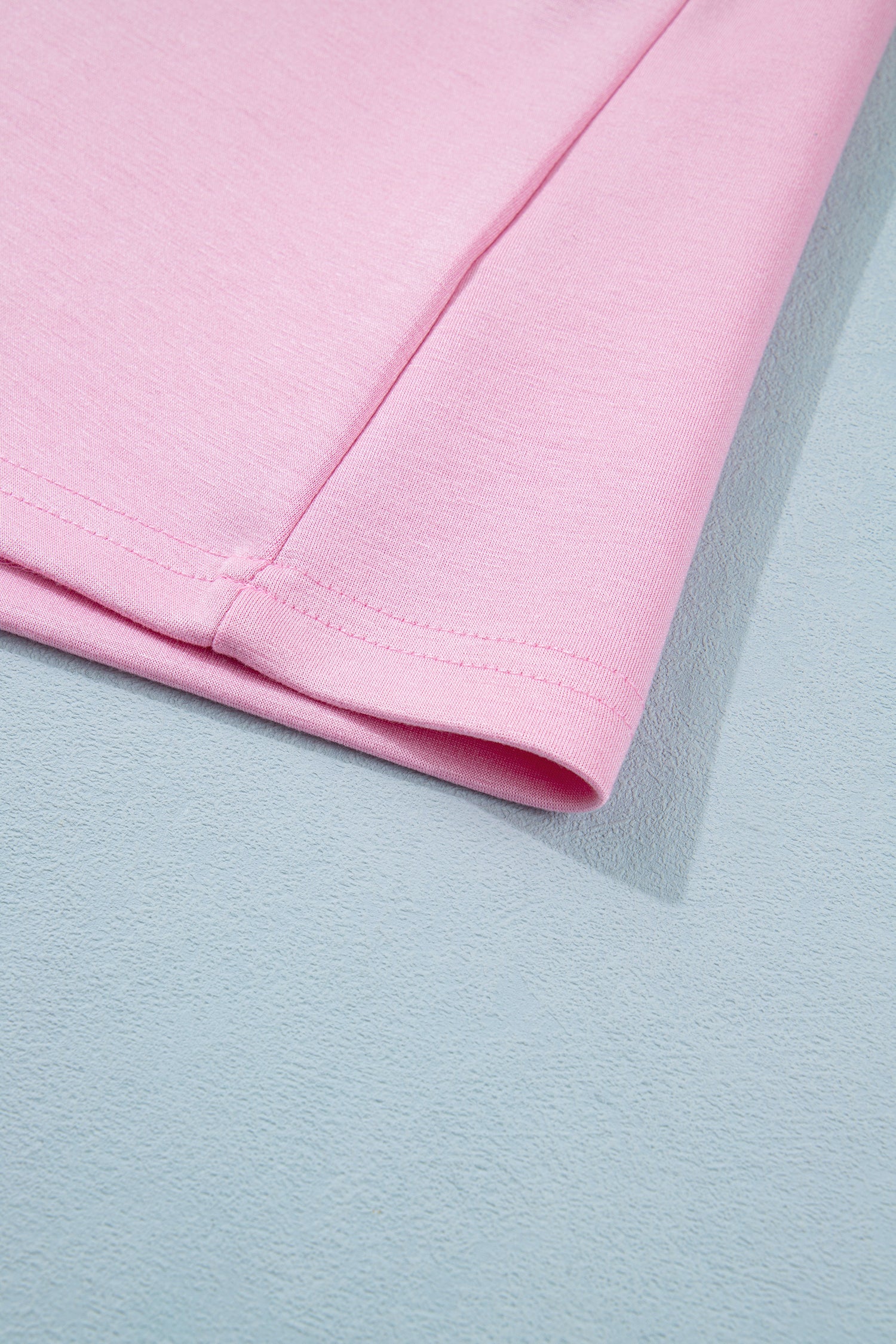 Pink Solid Color Sleeveless Zipper Tank and Skort Set