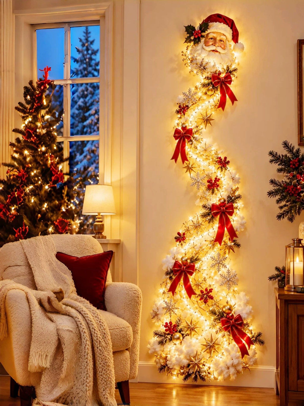 Christmas Themed LED Wall Night Light