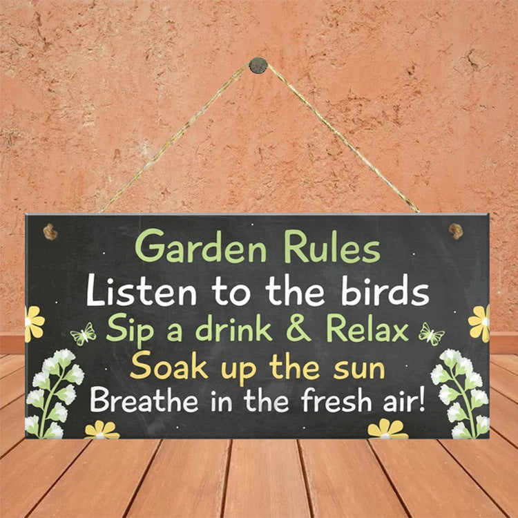Garden Wooden Board 🇨🇳