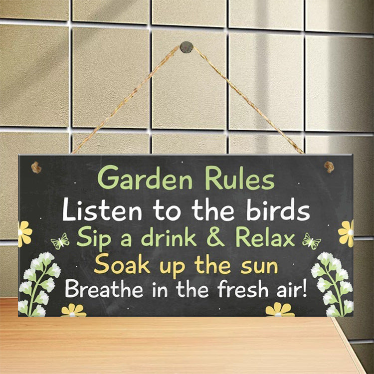 Garden Wooden Board 🇨🇳