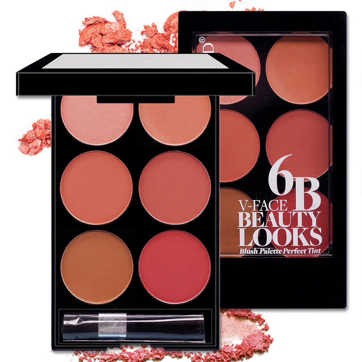 Make-up Multi-color Boutique Domestic Product Six-color Blush Repair Makeup 🇨🇳