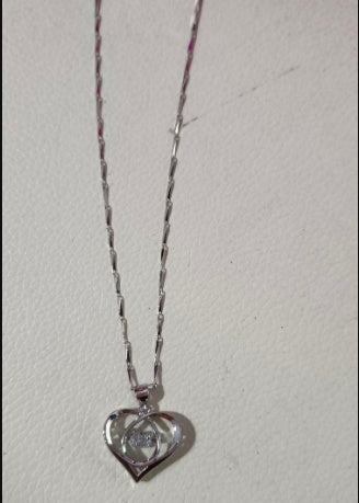 Beating Heart Necklace Women's Korean-style Elegant Smart Heart-shaped Collarbone Necklace Gift Pendant 🇨🇳