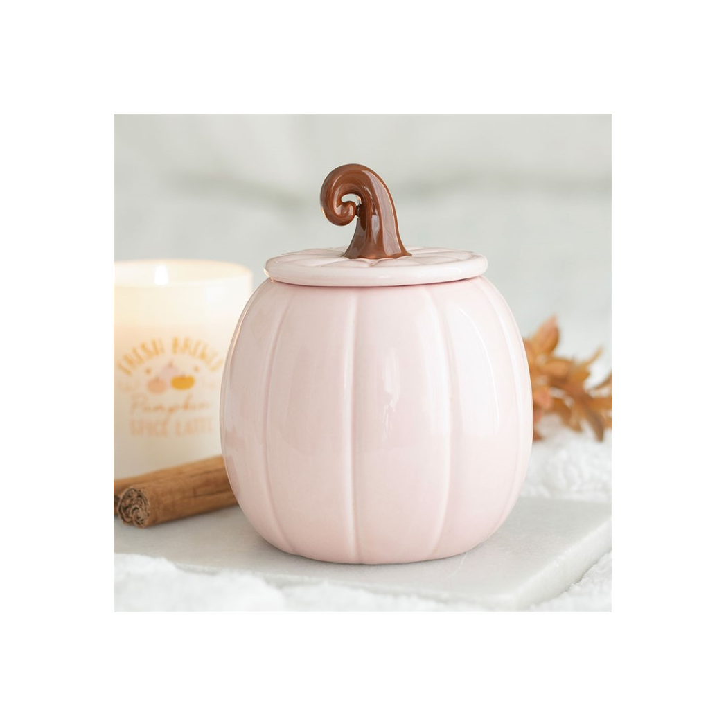 Pink Curly Pumpkin Oil Burner 🇬🇧