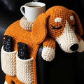 Sofa Organizer With Cup Holder Crochet Dog 🇨🇳