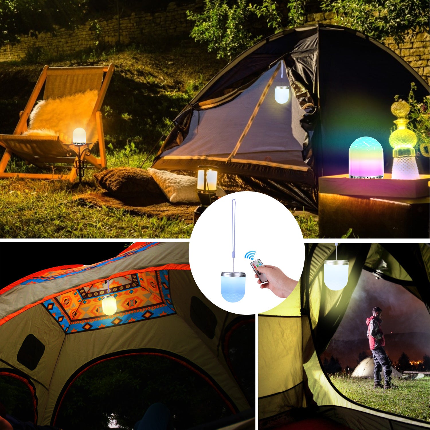 With Remote Control RGB Night Light LED Colorful Color Changing Multi-function 🇨🇳