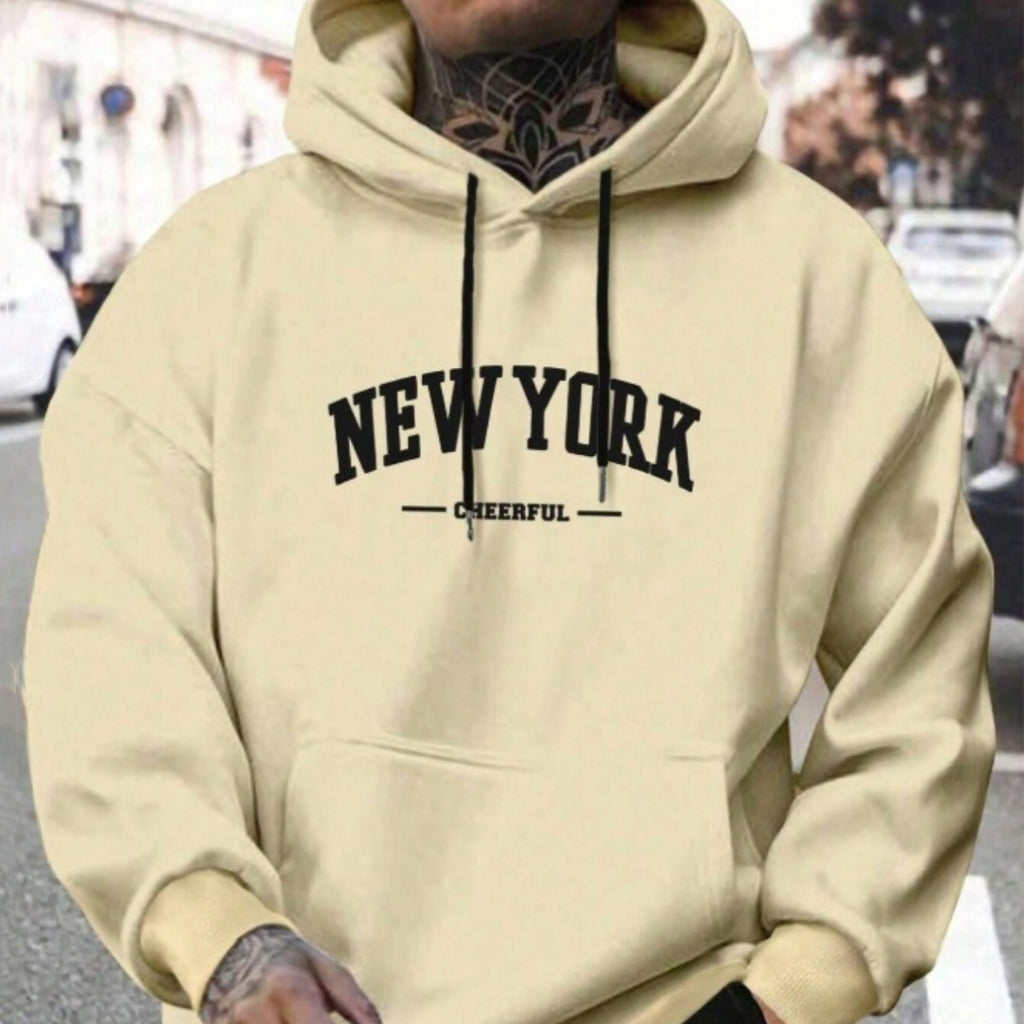 Men's Casual American-style Retro Loose Hooded Sweater 🇨🇳