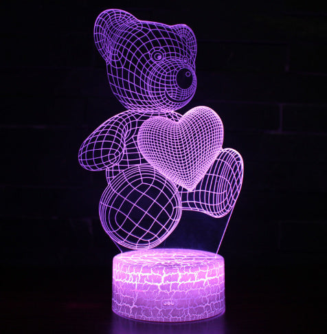 3D Lamp Acrylic USB LED Night Lights Neon Sign Lamp  🇨🇳