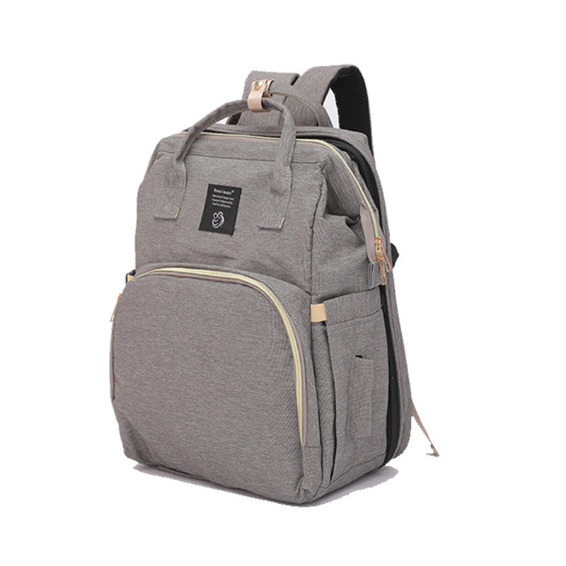 Folding Crib Fashion Maternal And Baby Large-capacity Double Shoulder Dad Backpack 🇨🇳