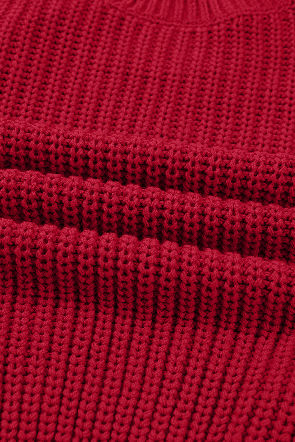 Fiery Red Plaid Lace up Detail Christmas Holiday Puff Short Sleeve Sweater 🇺🇸