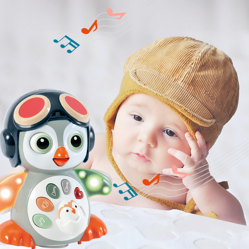 Electric Universal Light Music Swing Dancing Penguin Toys 🇨🇳