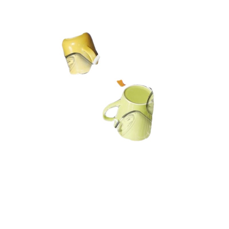 Glass Cup With Lid And Straw Transparent Bubble 🇨🇳