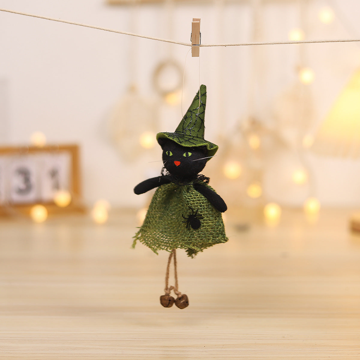 Cartoon Linen Elf Pumpkin Doll Halloween Decoration Pendant 🇨🇳