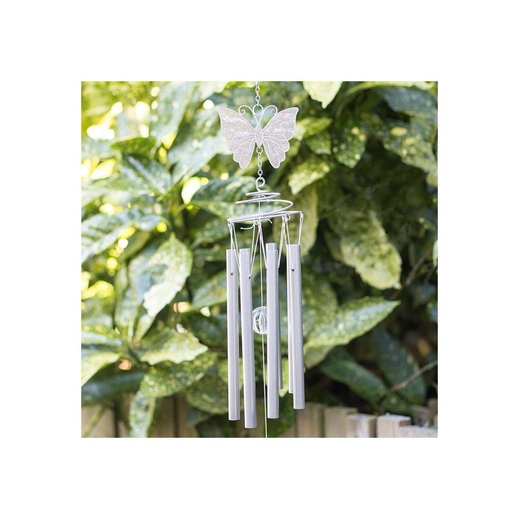 White Butterfly Windchime 🇬🇧
