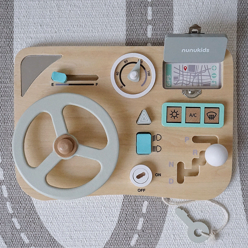 Children's Puzzle Montessori Early Education Busy Steering Wheel 🇨🇳
