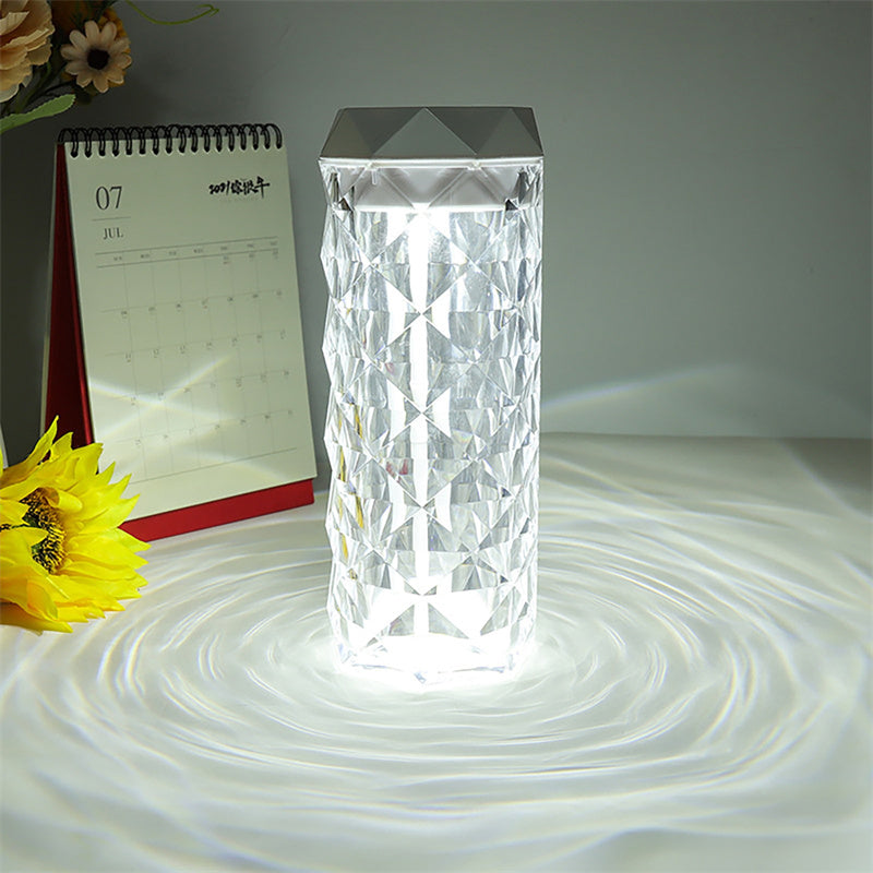Crystal Lamp Air Humidifier Color Night Light Touch Lamp With Cool Mist Maker Fogger LED Atmosphere Room Decoration Home Decor Lights 🇨🇳
