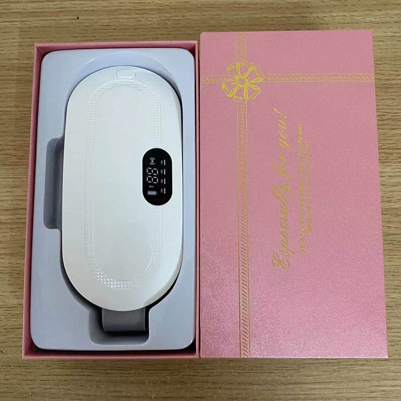 Menstrual Heating Pad Smart Warm Belt Relief Waist Pain Cramps Vibrating Abdominal Massager Electric Waist Belt Device 🇨🇳