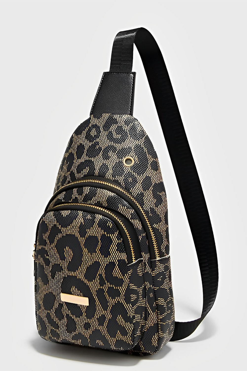 Leopard Print PU Sling Bag 🇺🇸