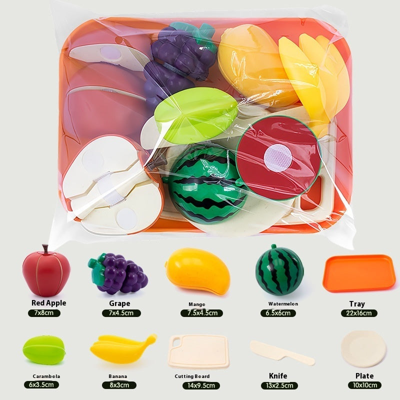 Children Play House Emulational Fruit Slicer Educational Toys 🇨🇳