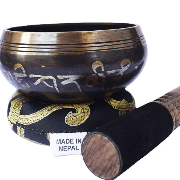 Black Bowl Meditation Yoga Healing Meditation Bowl 🇨🇳