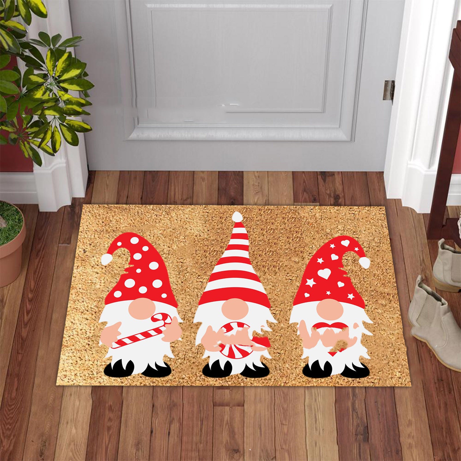 Christmas Series Flannel Floor Mat Non-slip Fluffy Carpet 🇨🇳