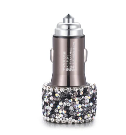 USB Car Charger For Mobile Phone Tablet GPS Fast Charger Car-Charger Dual USB 🇨🇳