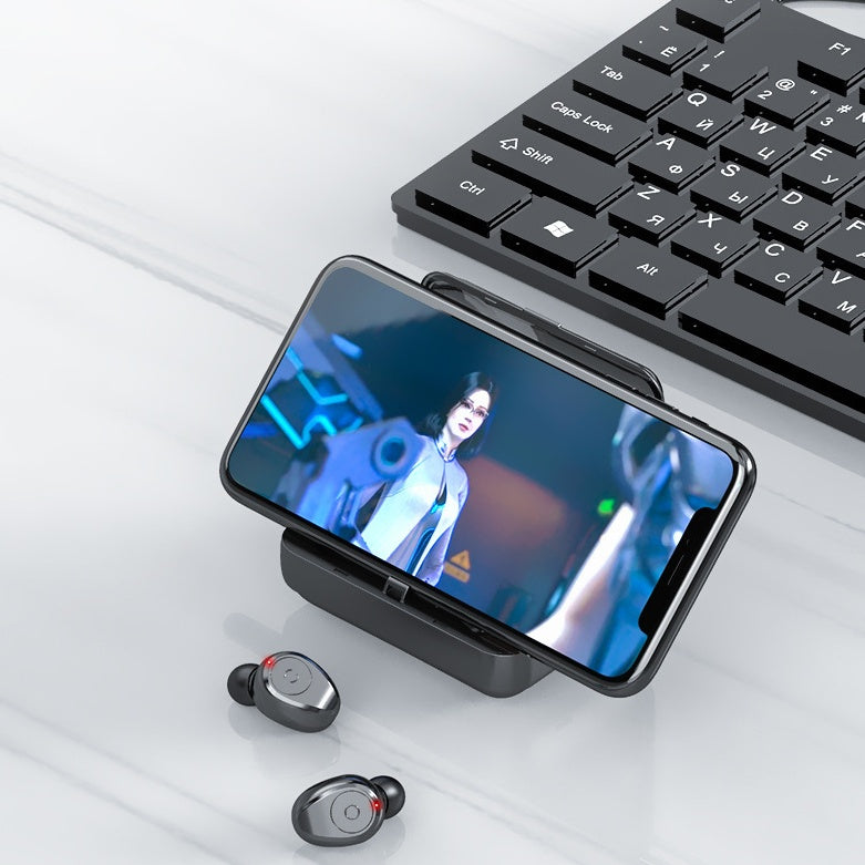Multifunction Bluetooth Headset Binaural Movement Power Bank Phone Support 🇨🇳