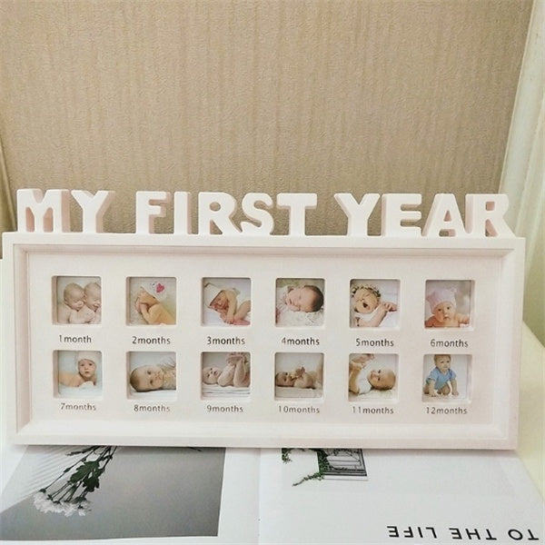 My First Year Baby 12 Month Photo Frame Baby Accessories Newborn Gift 🇨🇳