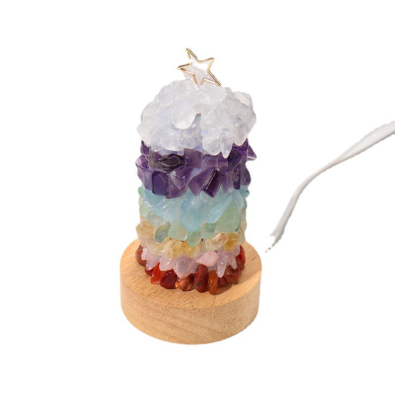 Natural Crystal Gravel Small Night Lamp 🇨🇳