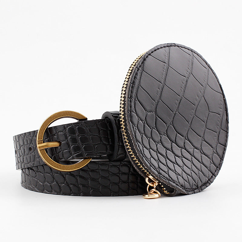 Belt all-match coin purse ladies belt 🇨🇳