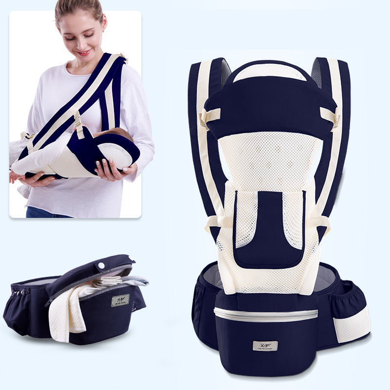 Ergonomic Baby Carrier Infant Baby Hipseat Carrier 3 In 1 Front Facing Ergonomic Kangaroo Baby Wrap Sling 🇨🇳