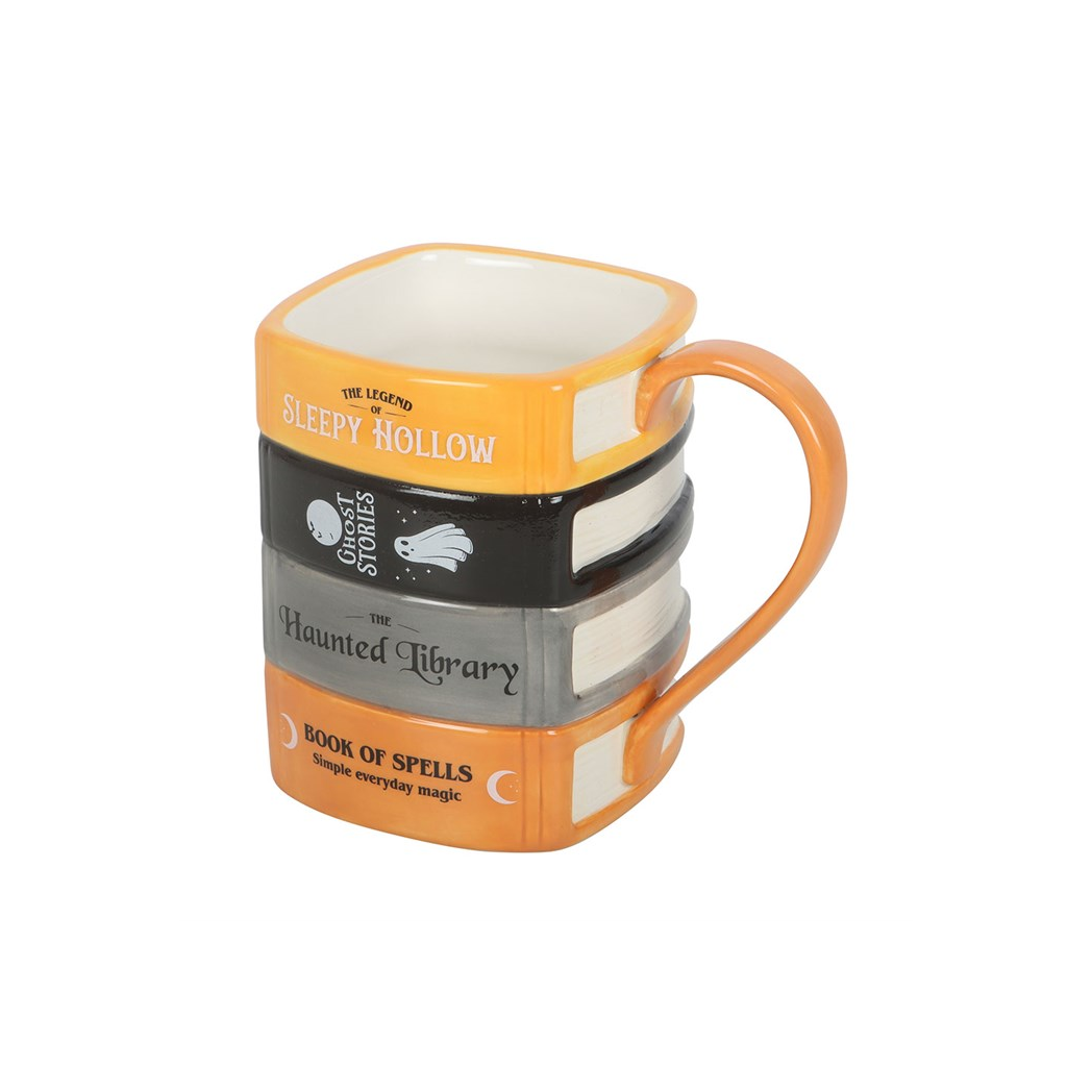 The Haunted Library Book Stack Mug 🇬🇧