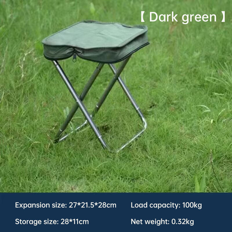 Aluminum alloy outdoor folding portable simple camping handbag stool 🇨🇳