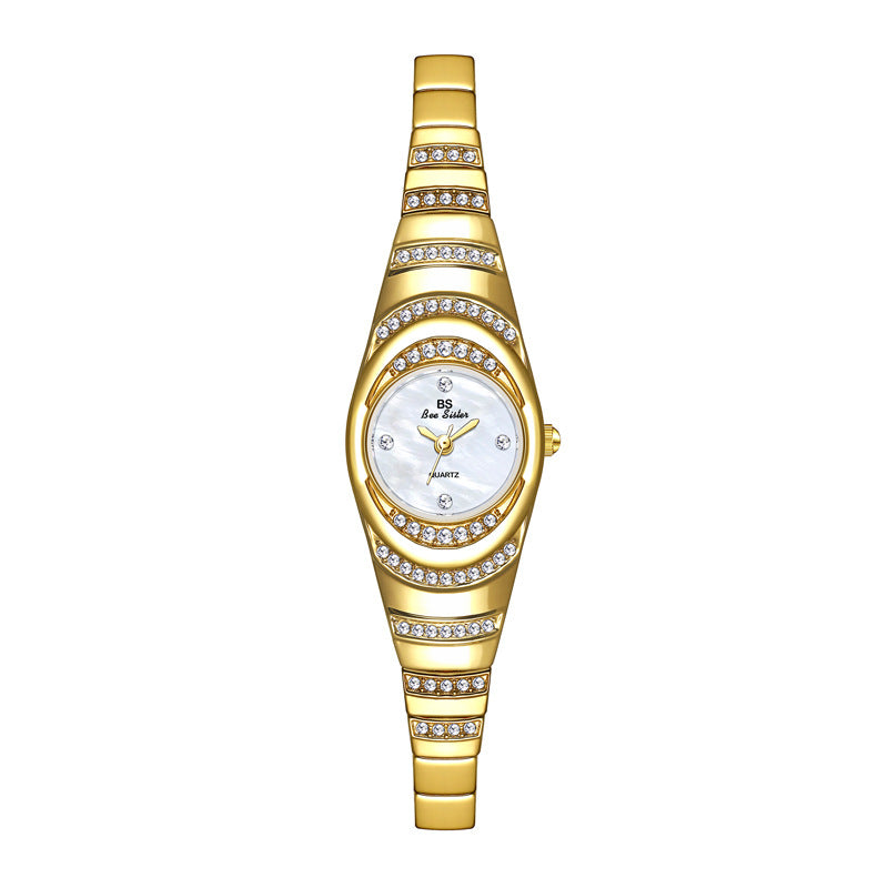 Ladies Gold Watch Diamond Wristwatch Female Fashion Bracelet Watches Women Full Diamond Watch 🇨🇳