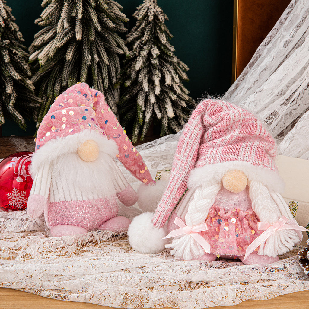 Christmas Decorations Sequins Couple Ornaments 🇨🇳