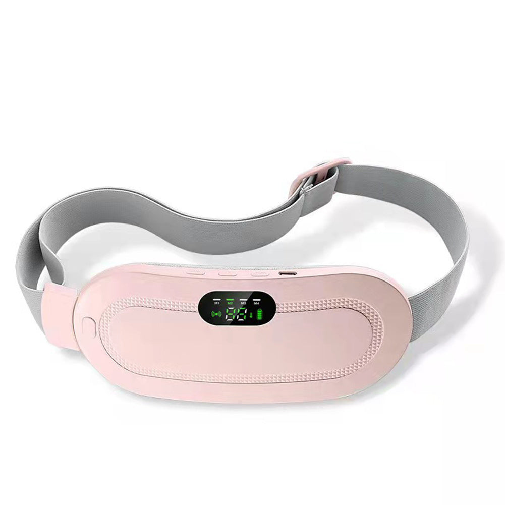 Menstrual Heating Pad Smart Warm Belt Relief Waist Pain Cramps Vibrating Abdominal Massager Electric Waist Belt Device 🇨🇳