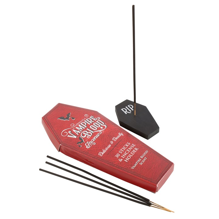 Vampire Blood Incense Sticks and Coffin Holder 🇬🇧