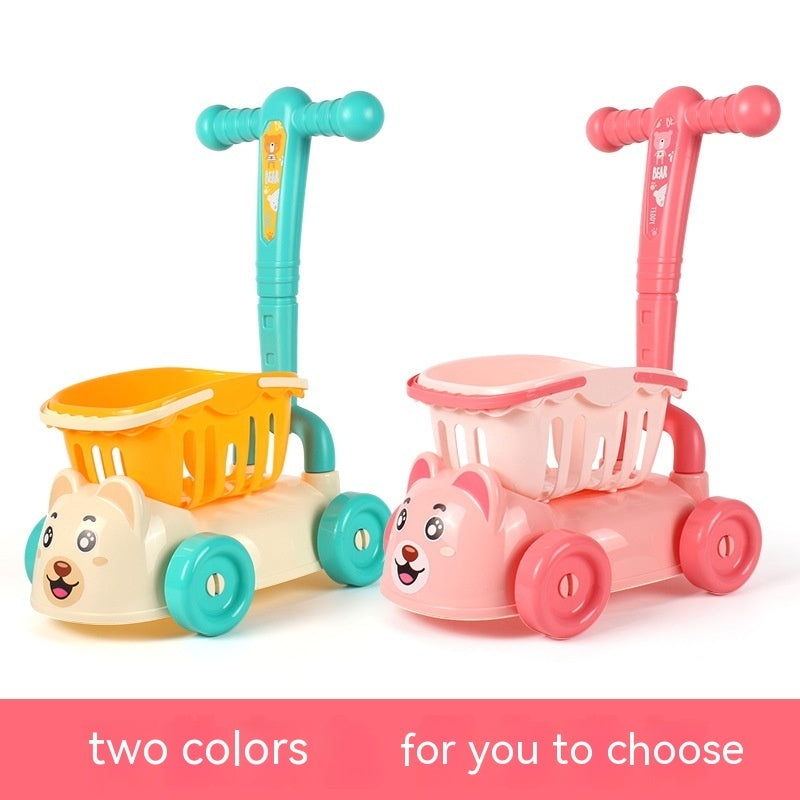 Children's Supermarket Kitchen Toy Simulation Trolley 🇨🇳
