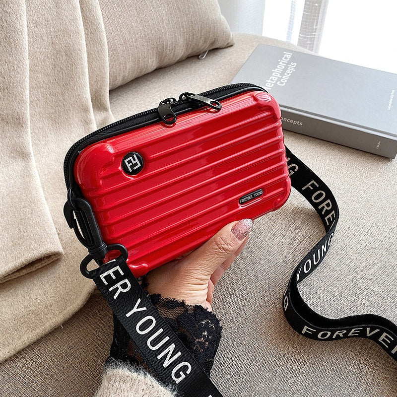 PC hard shell toiletry bag 7-inch shoulder crossbody bag hand storage bag suitcase small bag 🇨🇳