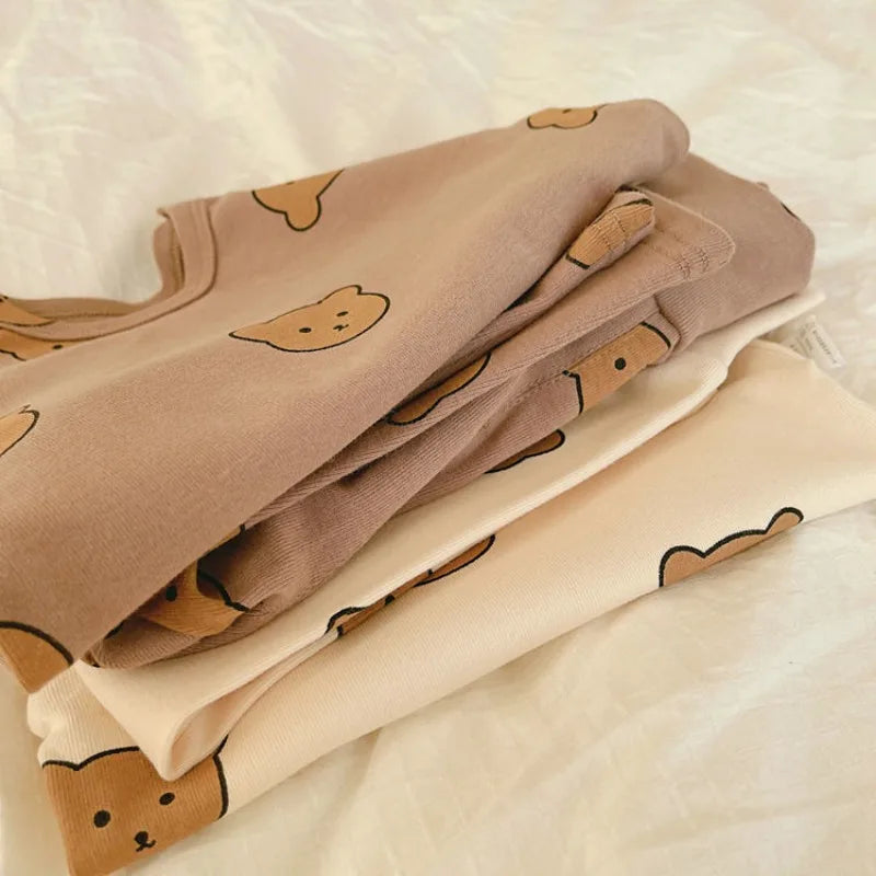 Newborn Long Sleeve Cotton Top and Pant pyjama Suit 🇨🇳