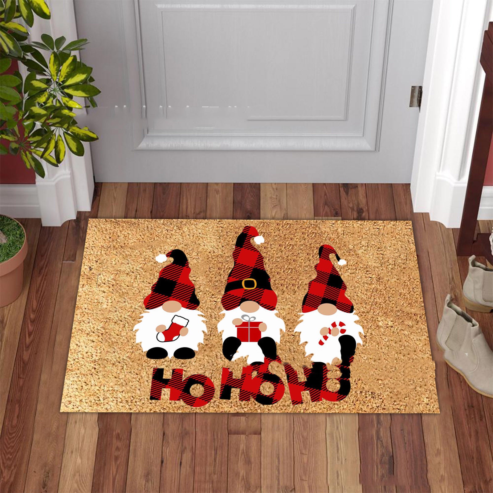 Christmas Series Flannel Floor Mat Non-slip Fluffy Carpet 🇨🇳