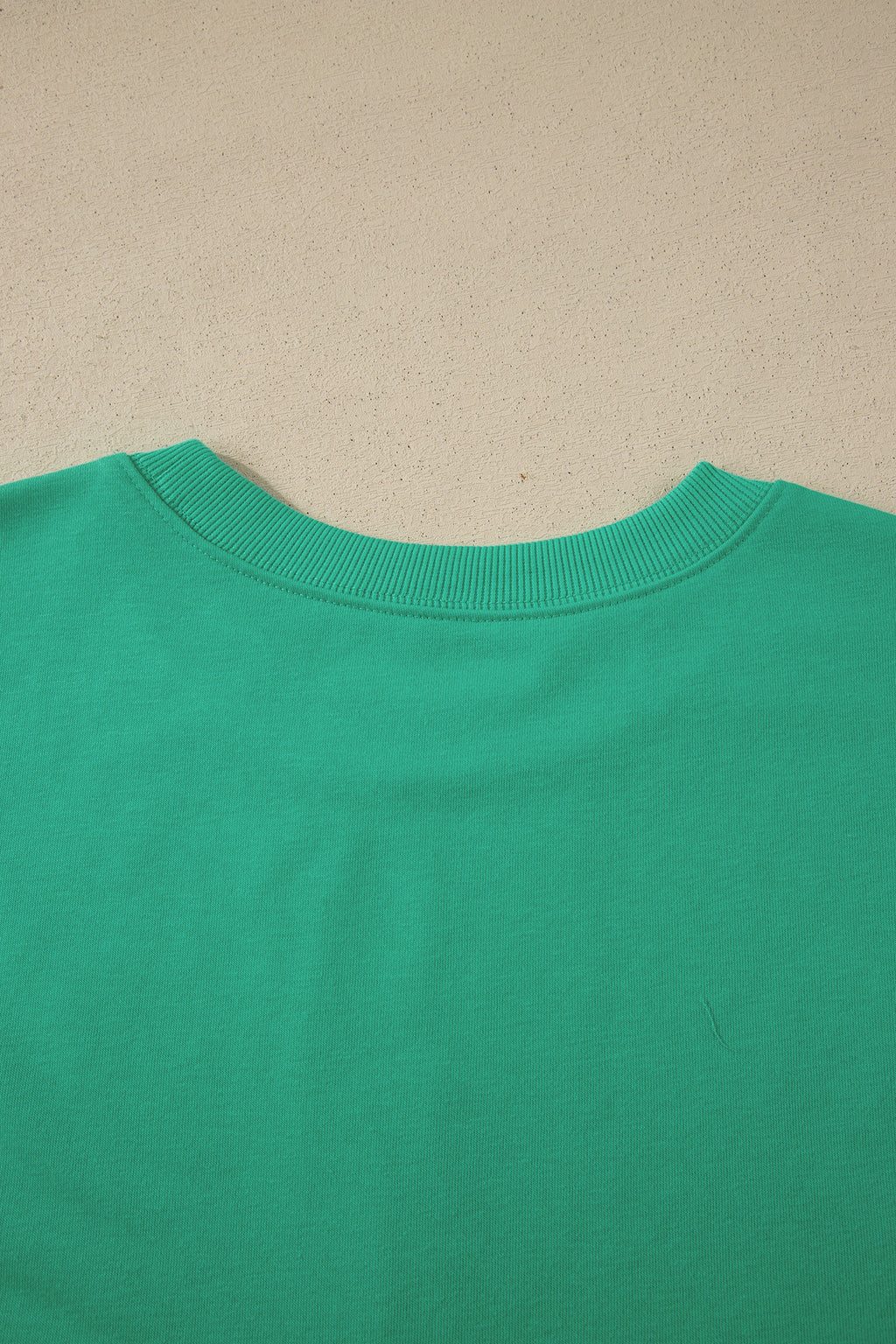 Sea Green Solid Color Loose Tee Drawstring Shorts 2pcs Outfit 🇺🇸