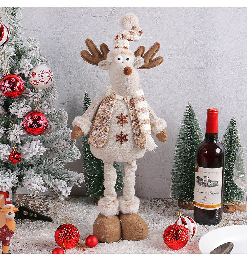 Christmas Snowman Retractable Doll Show Window Scene Decorations 🇨🇳