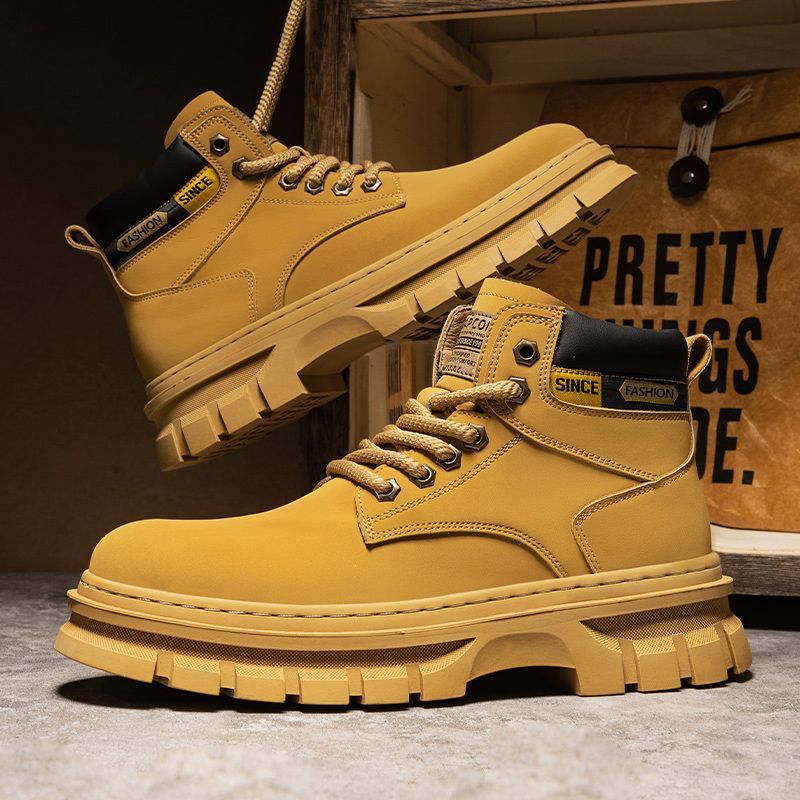 Martin Boots Men Trendy High Top British Working Wear 🇨🇳