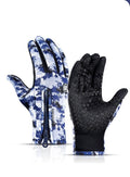 Touch Screen winter Sliding Waterproof Sports Gloves With Fleece 🇨🇳