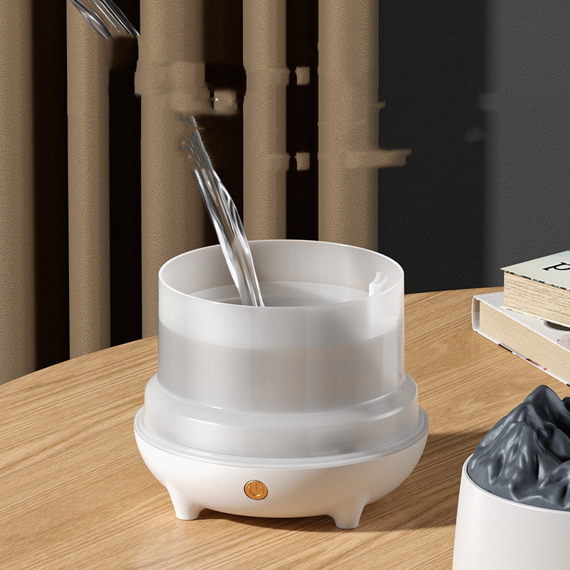 New Volcano Humidifier Flaming Mountain Aromatherapy Machine Volcano Diffuser Home Fog Volume Creativity 🇨🇳