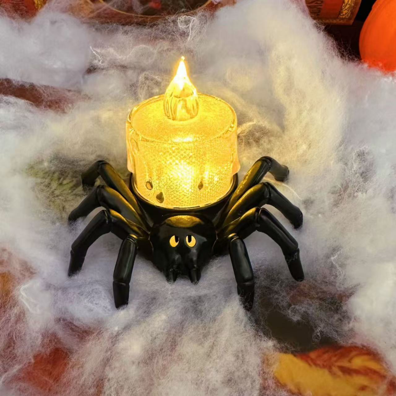 Halloween Pumpkin Spider Candle Light Decoration Props 🇨🇳