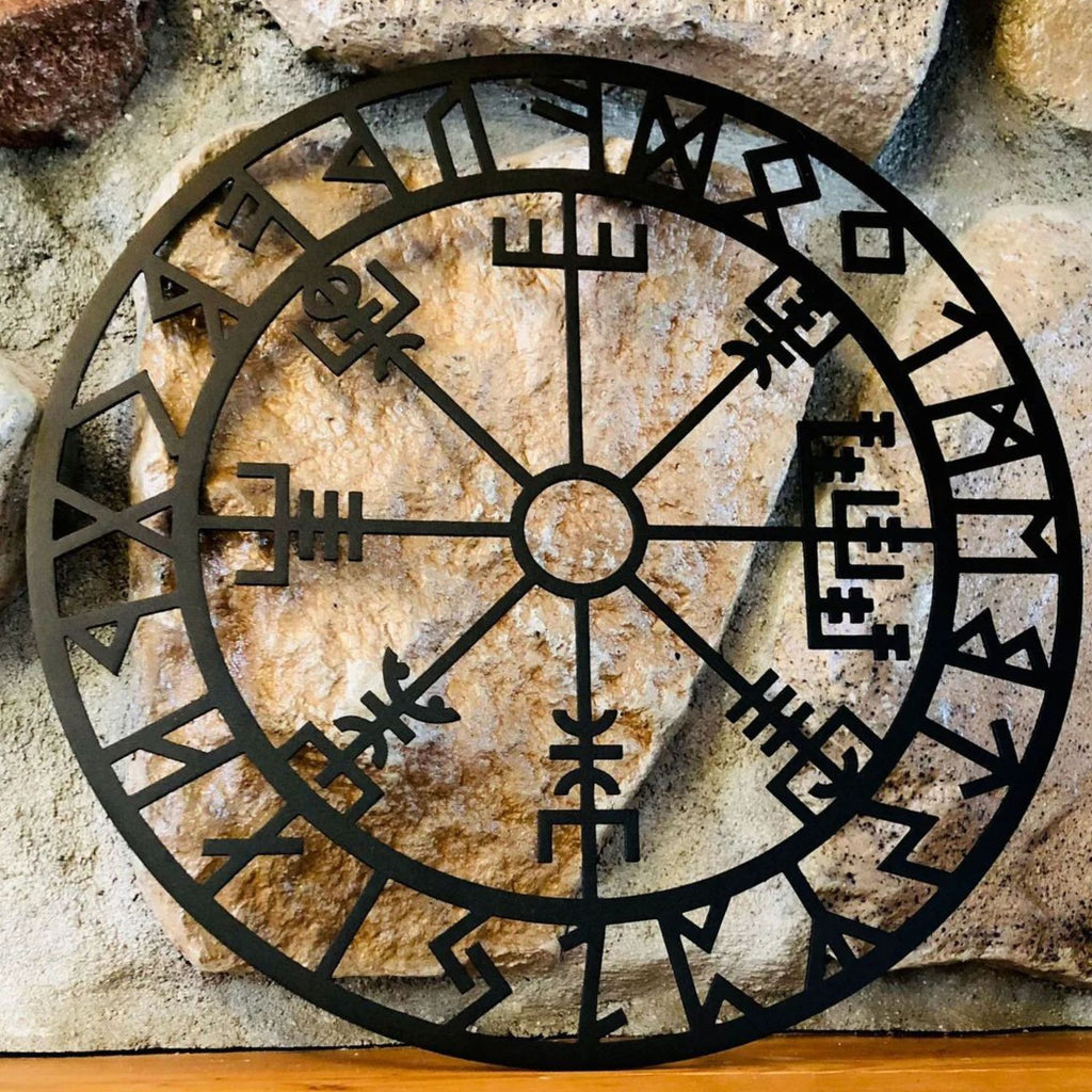 Metal Viking Compass Art Wall Home Decorations 🇨🇳